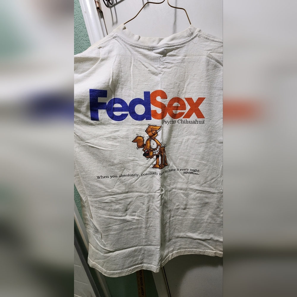 Psycho Chihuahua FedSex Vintage Men's Unisex XL